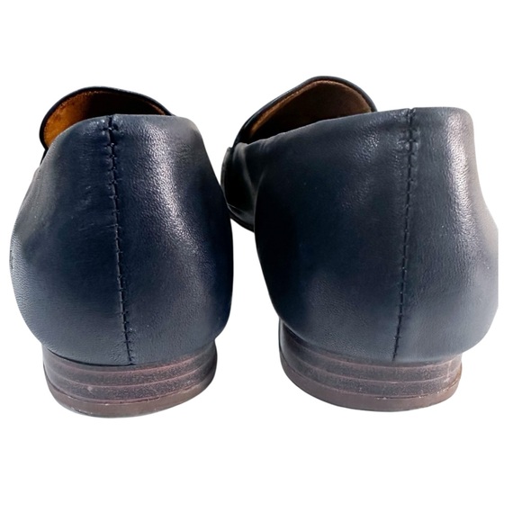 boc Navy Leather Comfort Flats Size 7.5 - Picture 4 of 9